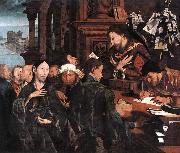 REYMERSWALE, Marinus van The Calling of Matthew Spain oil painting reproduction